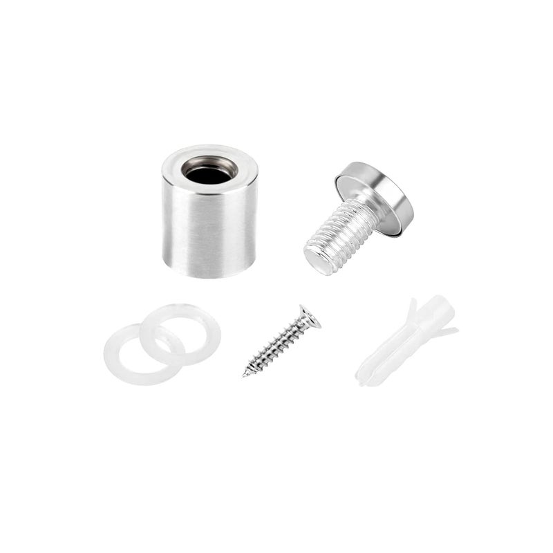 AOUVES Standoff Screws for Acrylic 3/4 x 1 inch Stainless Steel Wall Sign Silver Standoff Mounting Hardware 20 Pack - Image 2